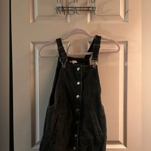 DARK GREEN OVERALL DRESS